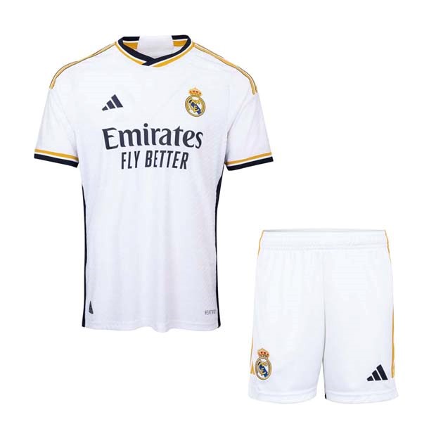 Camiseta Real Madrid Replica Primera Ropa Niños 2023/24